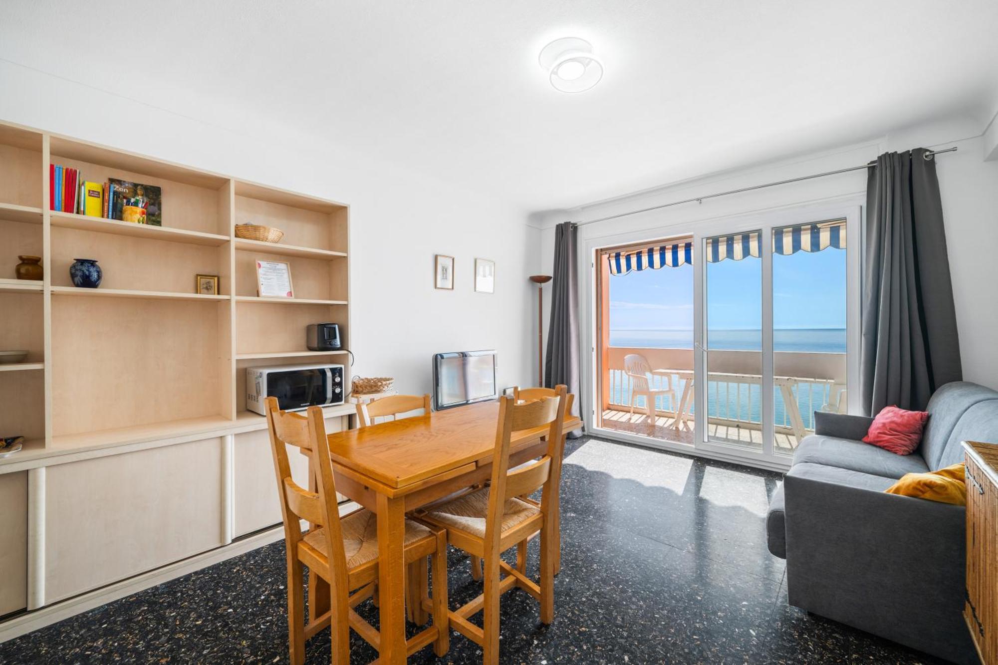 Le Panorama -Vue Exceptionnelle - Dernier Etage - Front De Mer Menton Exterior foto